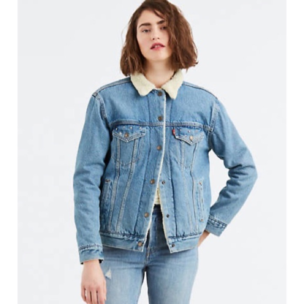 SALE 💥 EX-BOYFRIEND SHERPA TRUCKER JACKET